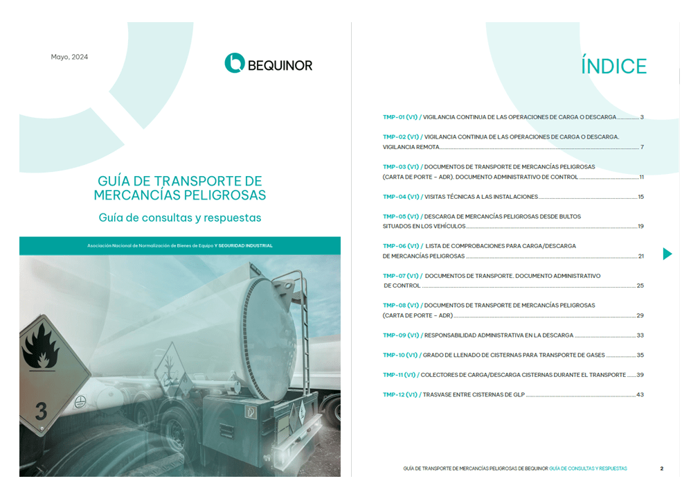 Guía transporte de mercancías peligrosas